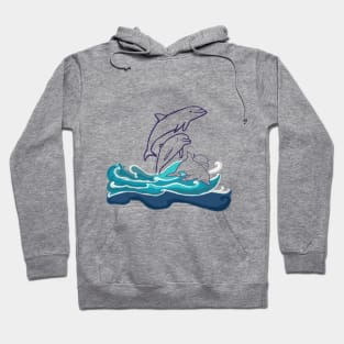 Happy Dolphins Hoodie